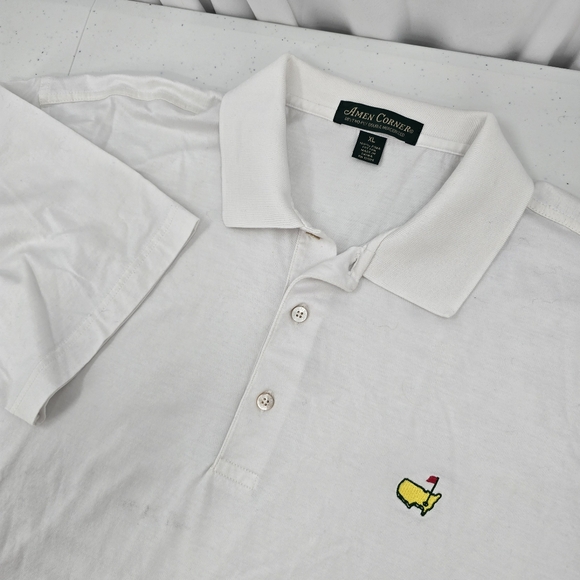 Amen Corner Other - Amen Corner US PGA Masters Augusta National Mens Polo Large Pima Cotton White XL
